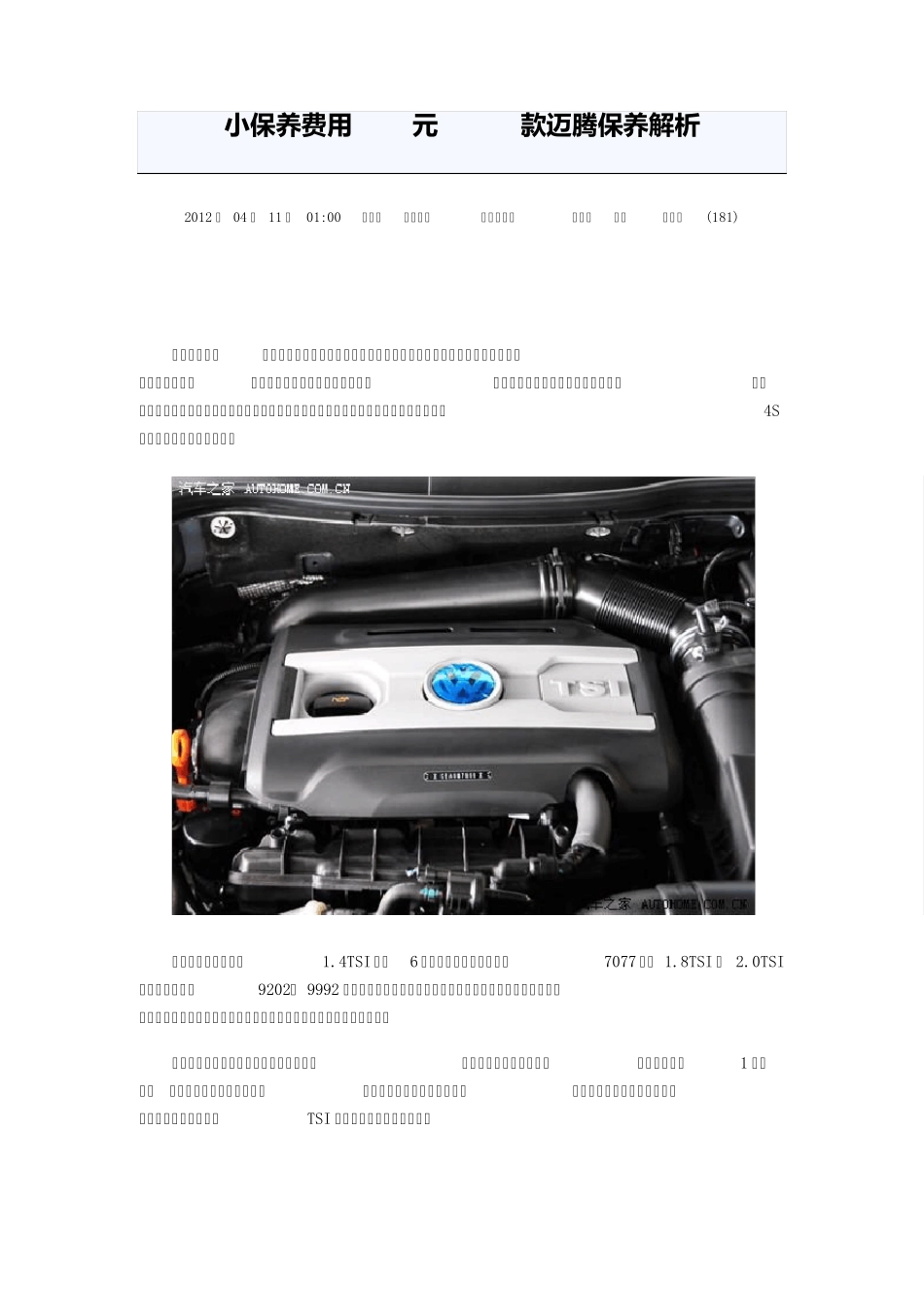 迈腾保养项目表_第1页