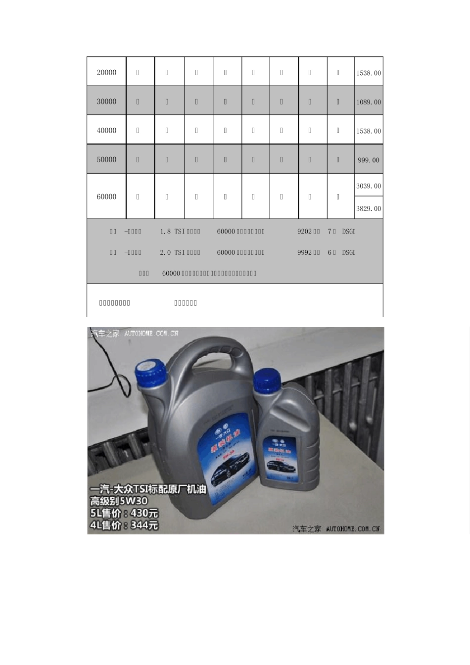 迈腾保养项目表_第3页