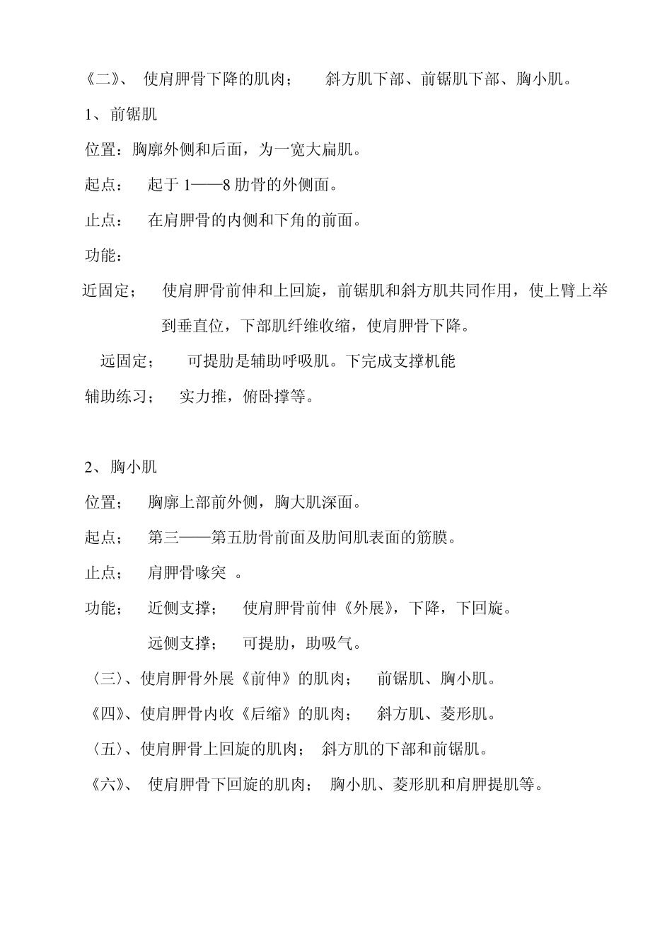 运动上肢各环节的肌肉_第3页