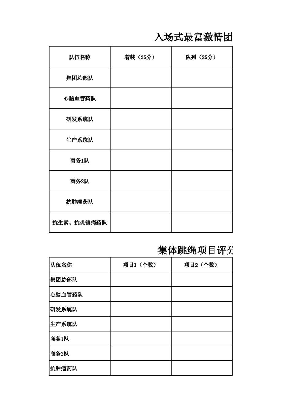 运动会评分表_第1页