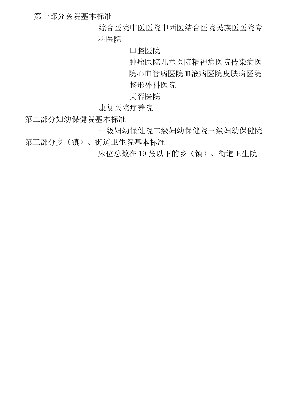 三级甲等医院建设规范标准新_第3页