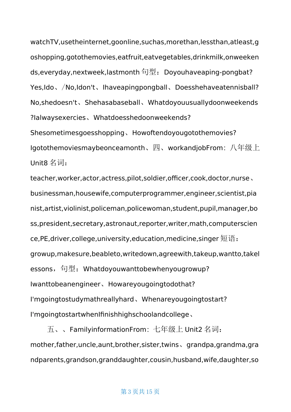 初中英语话题汇总_第3页