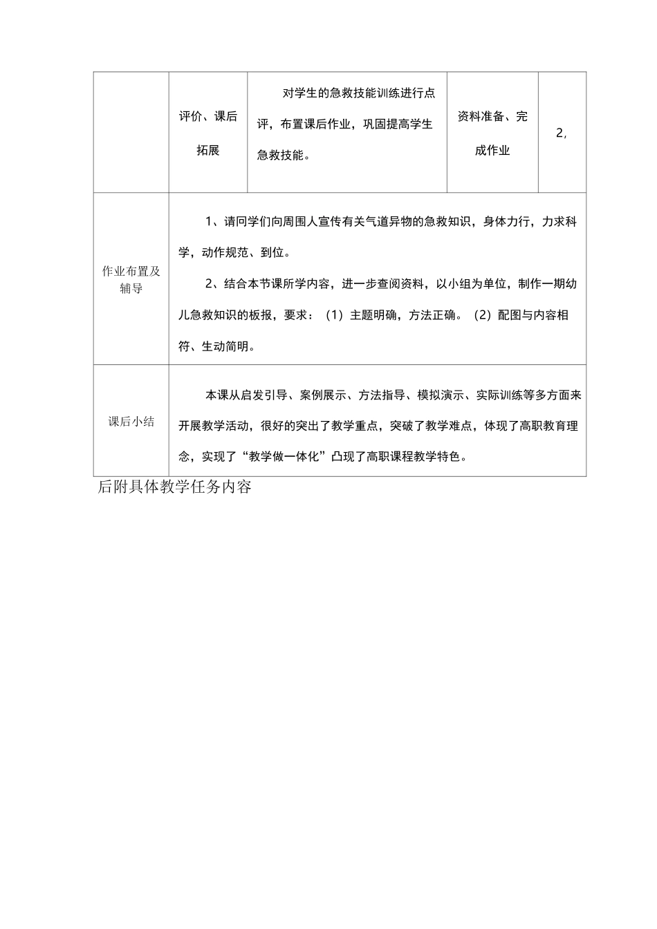 幼儿气管异物的紧急救治教案(样版)_第3页