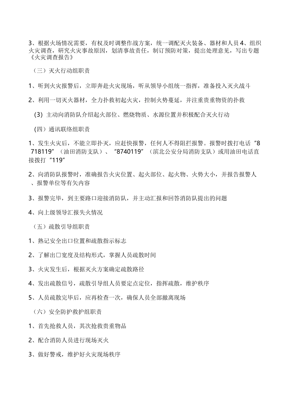 消防应急抢险救灾预案_第3页