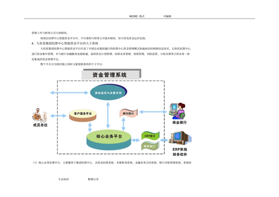 智能资金平台解决方案报告书模板_第2页