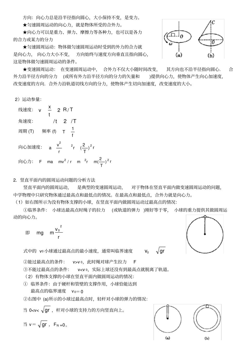 曲线运动知识点与例题_第3页