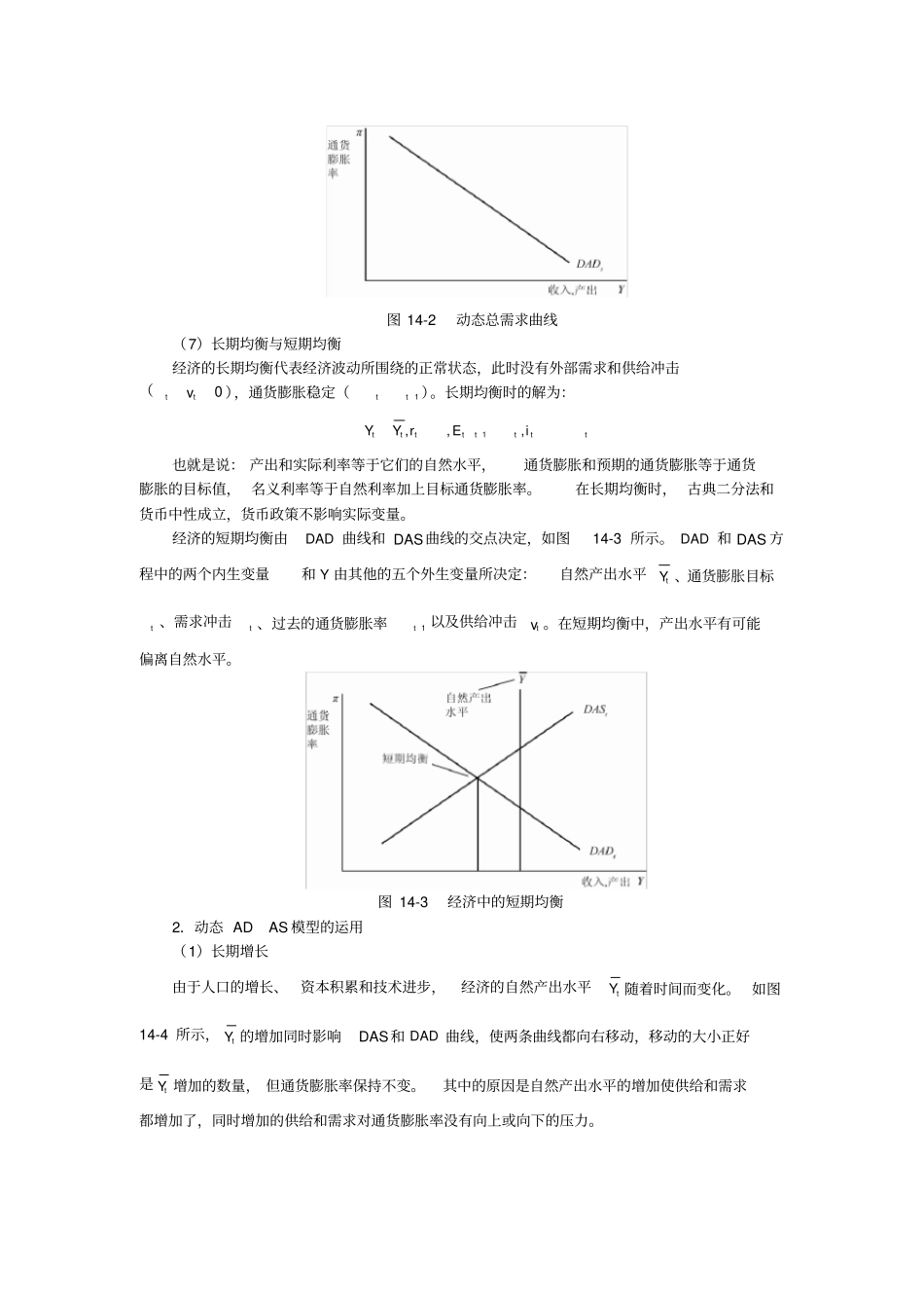 曼昆宏观经济学第6、7版笔记--一个总供给和总需求的动态模型_第3页