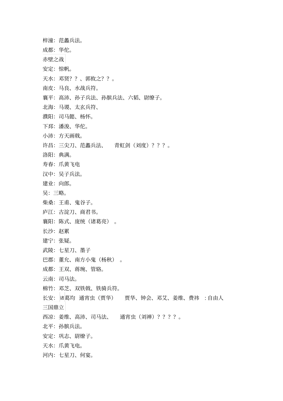 最全三国霸业搜物表_第3页