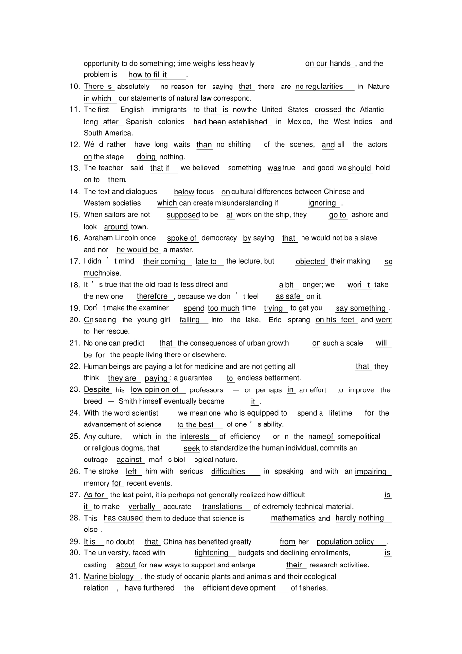 最全本英语改错题及答案_第2页