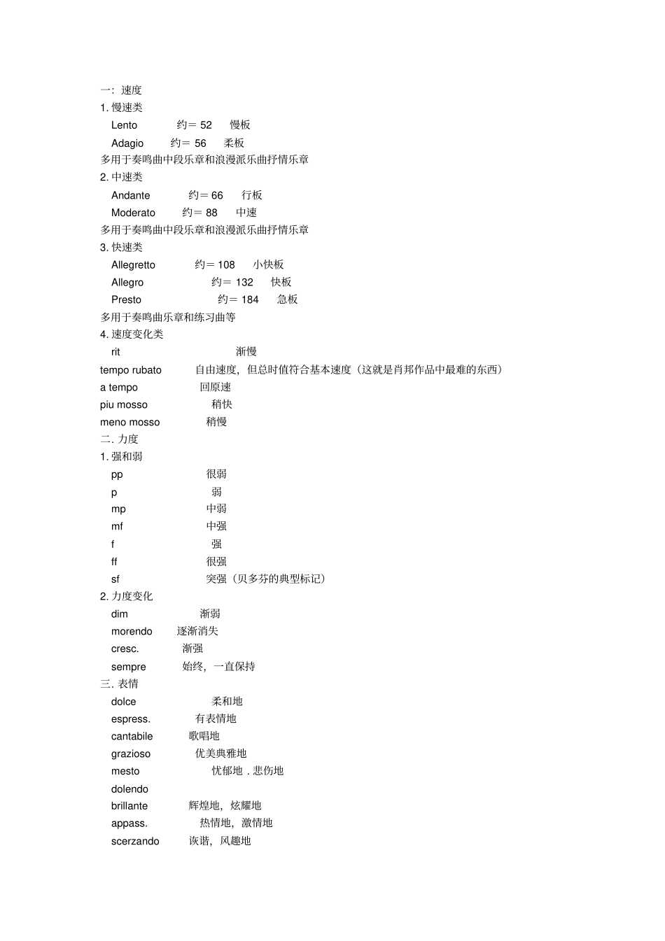 最全音乐术语_第1页