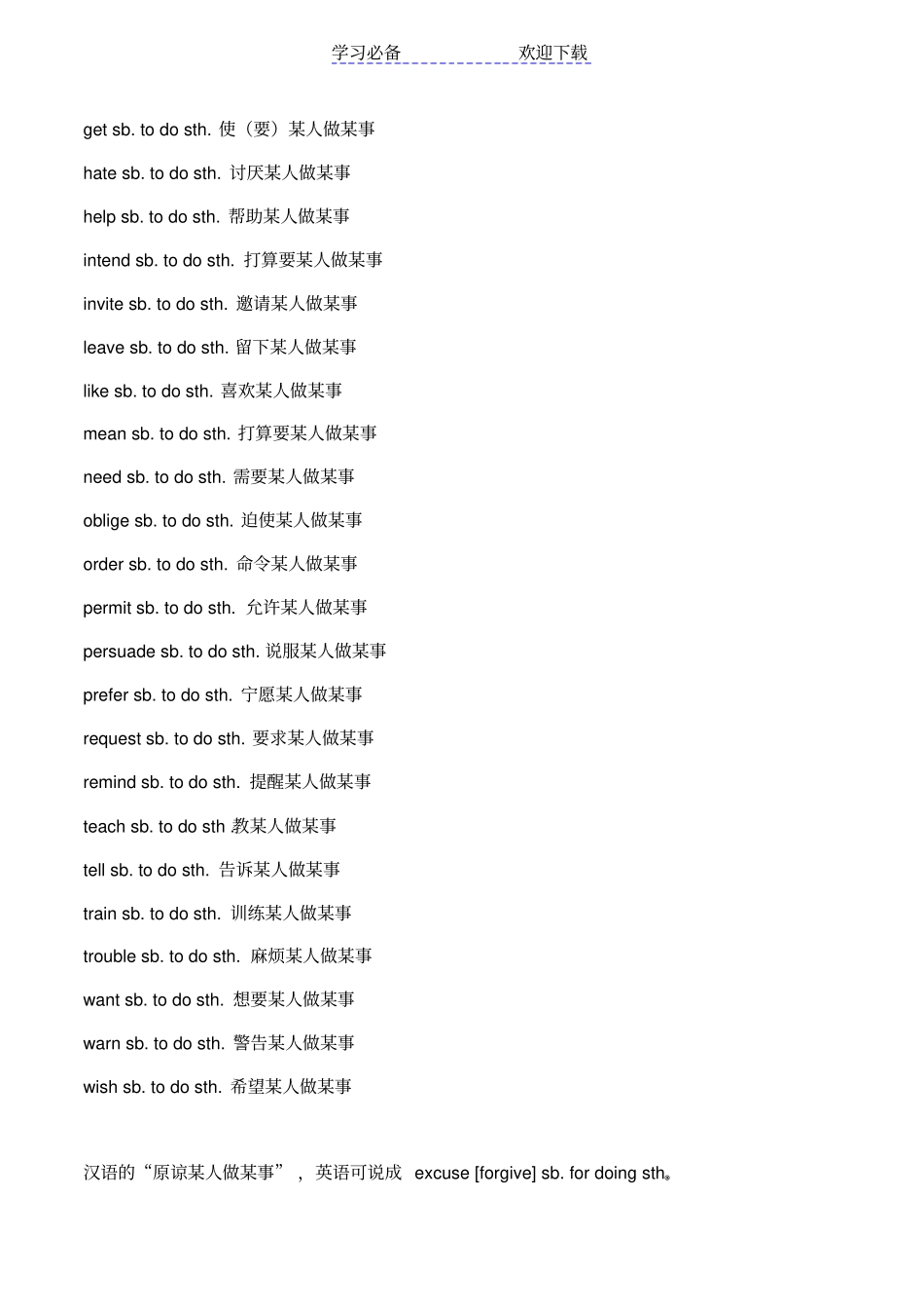 最全高考英语常用固定搭配总结_第3页