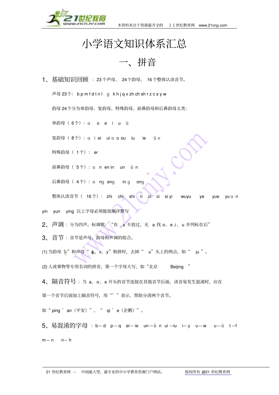 最完整的小学语文知识总结小升初专用讲解_第2页