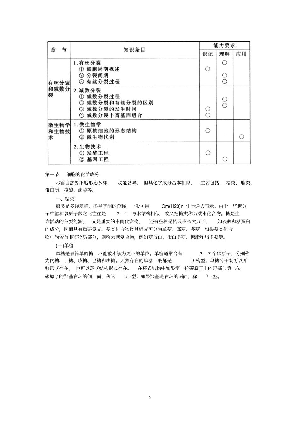 最新人教版2018年高中生物竞赛辅导资料：细胞生物学_第2页
