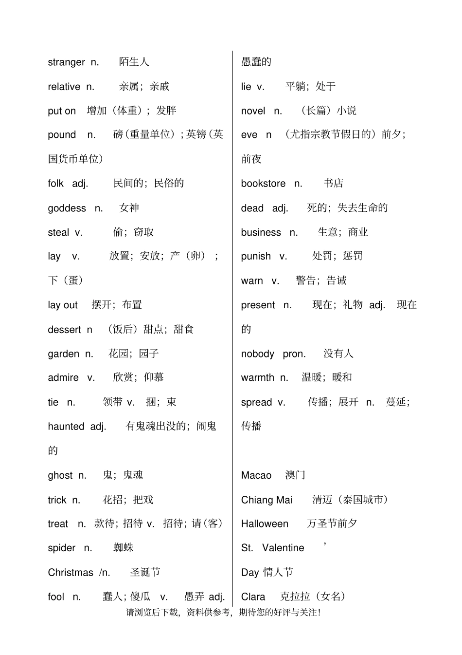 最新人教版九年级英语单词表_第2页
