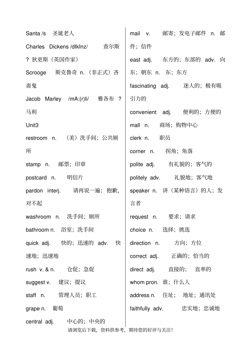 最新人教版九年级英语单词表_第3页