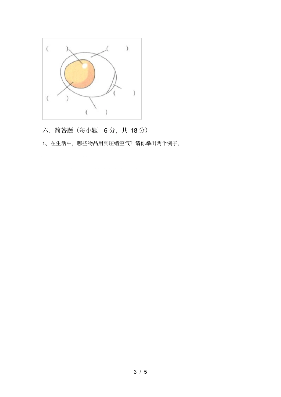 最新教科版三年级科学上册期中考试卷【参考答案】_第3页