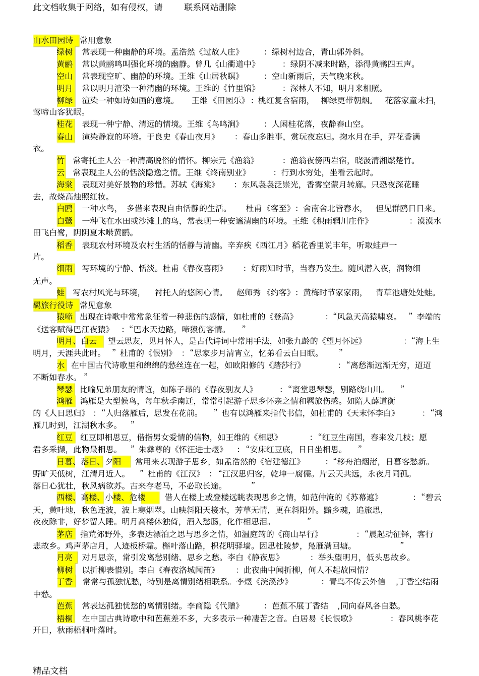 最新整理边塞怀古诗常见意象教学文案_第2页