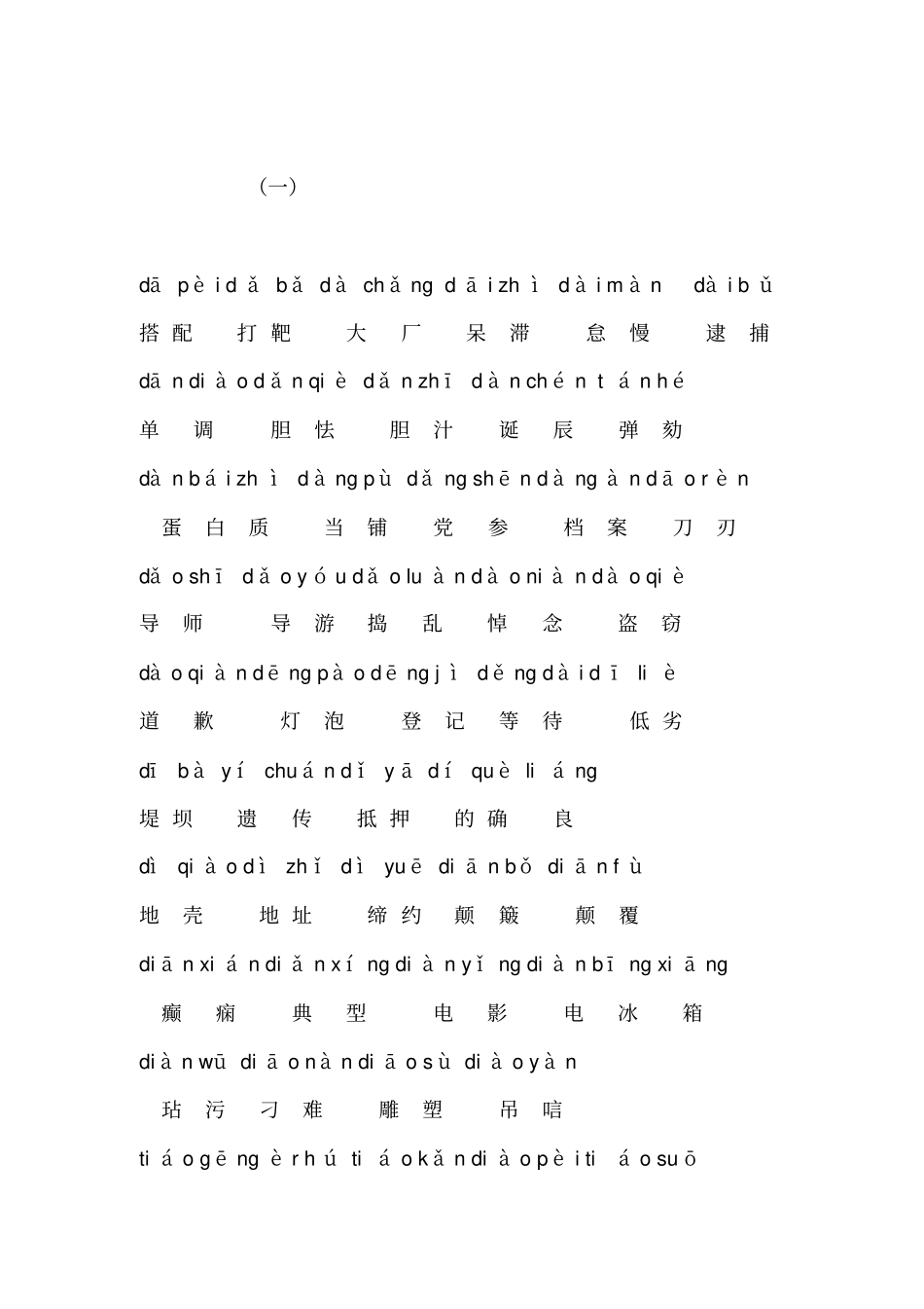 最新普通话考试学习资料_第1页