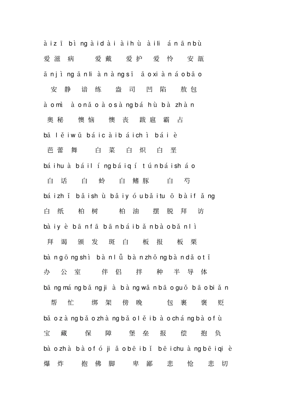 最新普通话考试学习资料_第3页