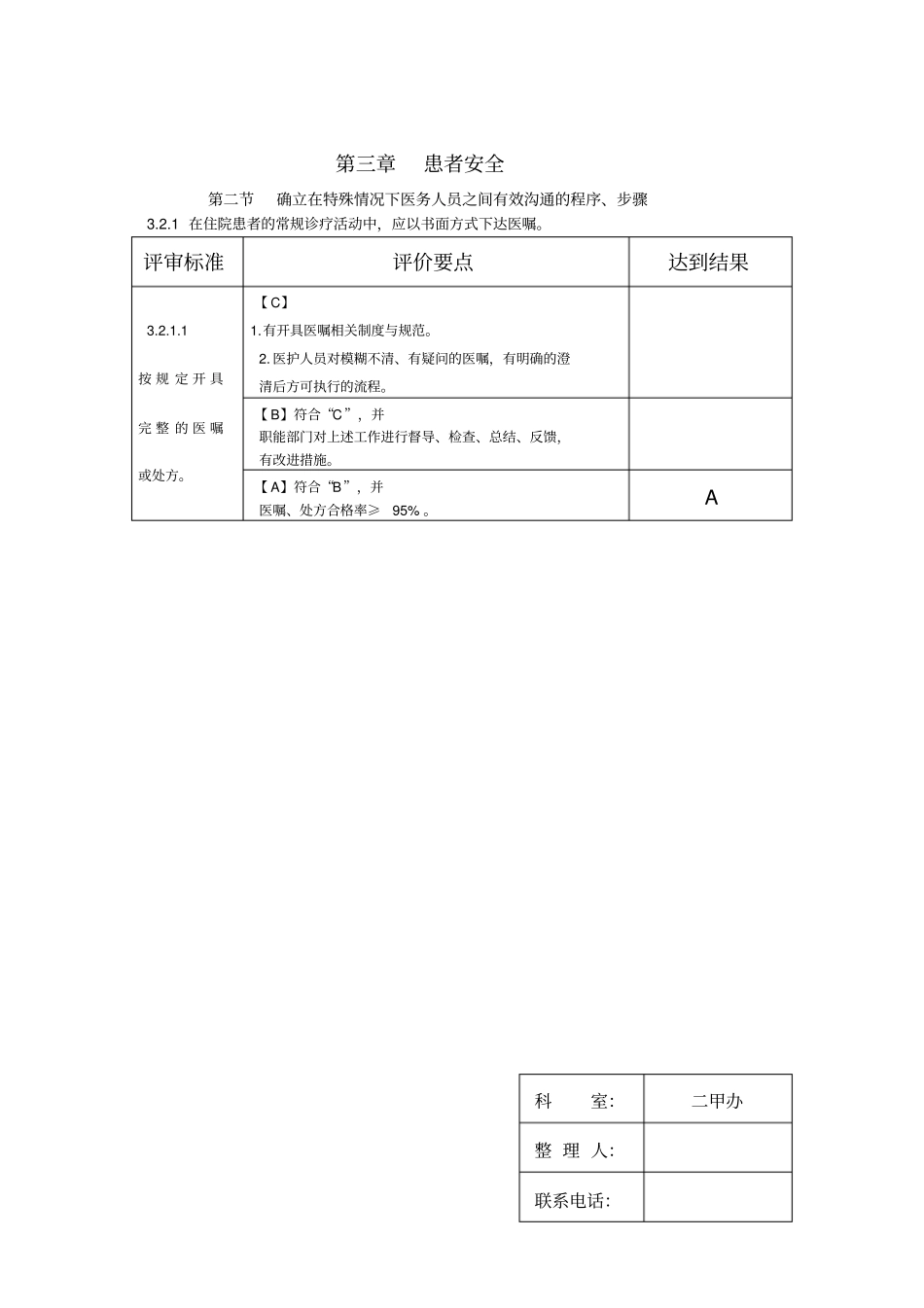 最新确立在特殊情况下医务人员之间有效沟通的程序、步骤_第1页