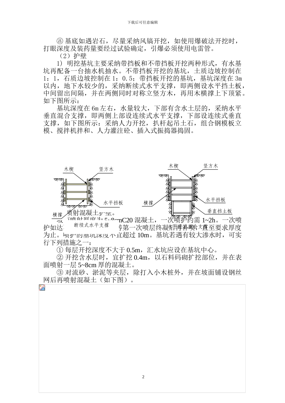 基坑工程施工及安全防护方案_第2页