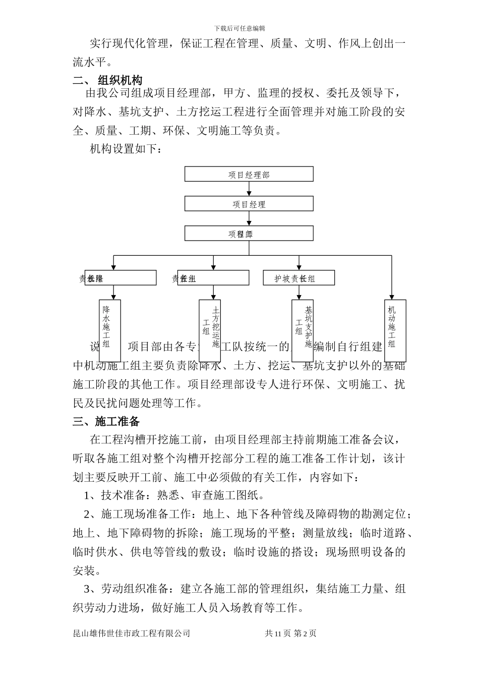 基坑开挖、支护、排水施工方案_第2页