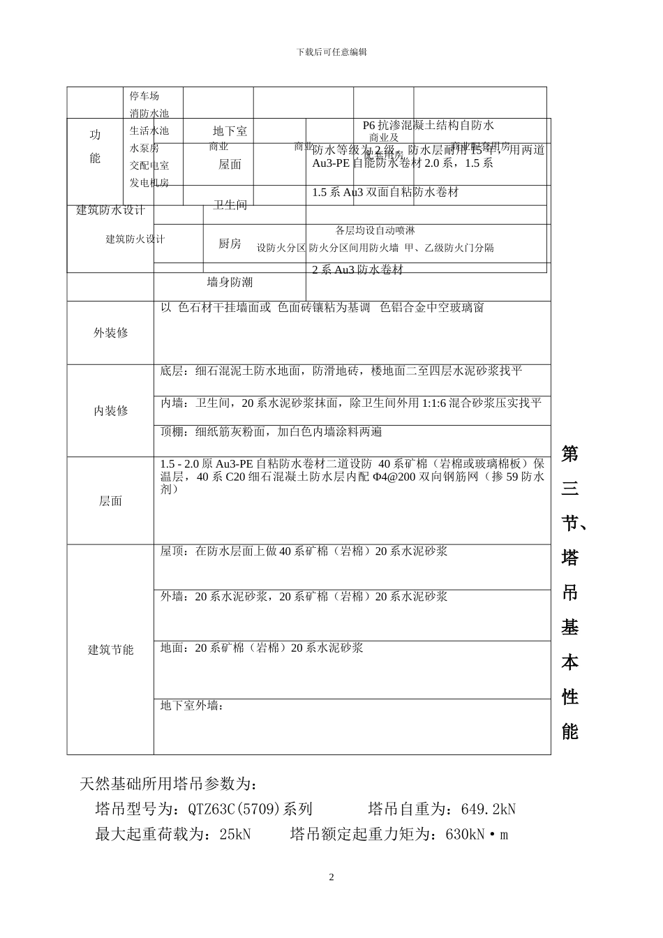 塔吊专项施工方案-secret_第2页
