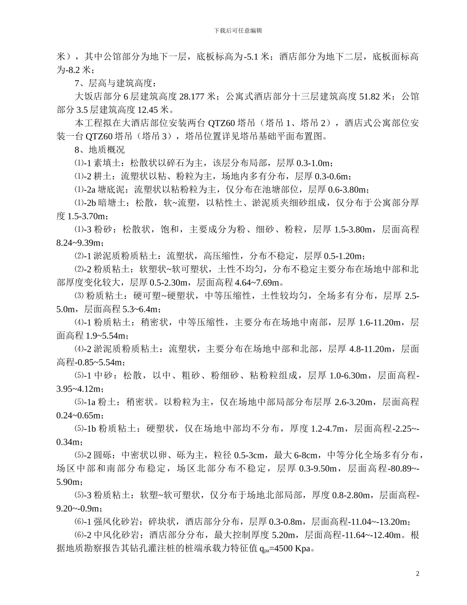 塔吊基础专项施工方案()_第3页