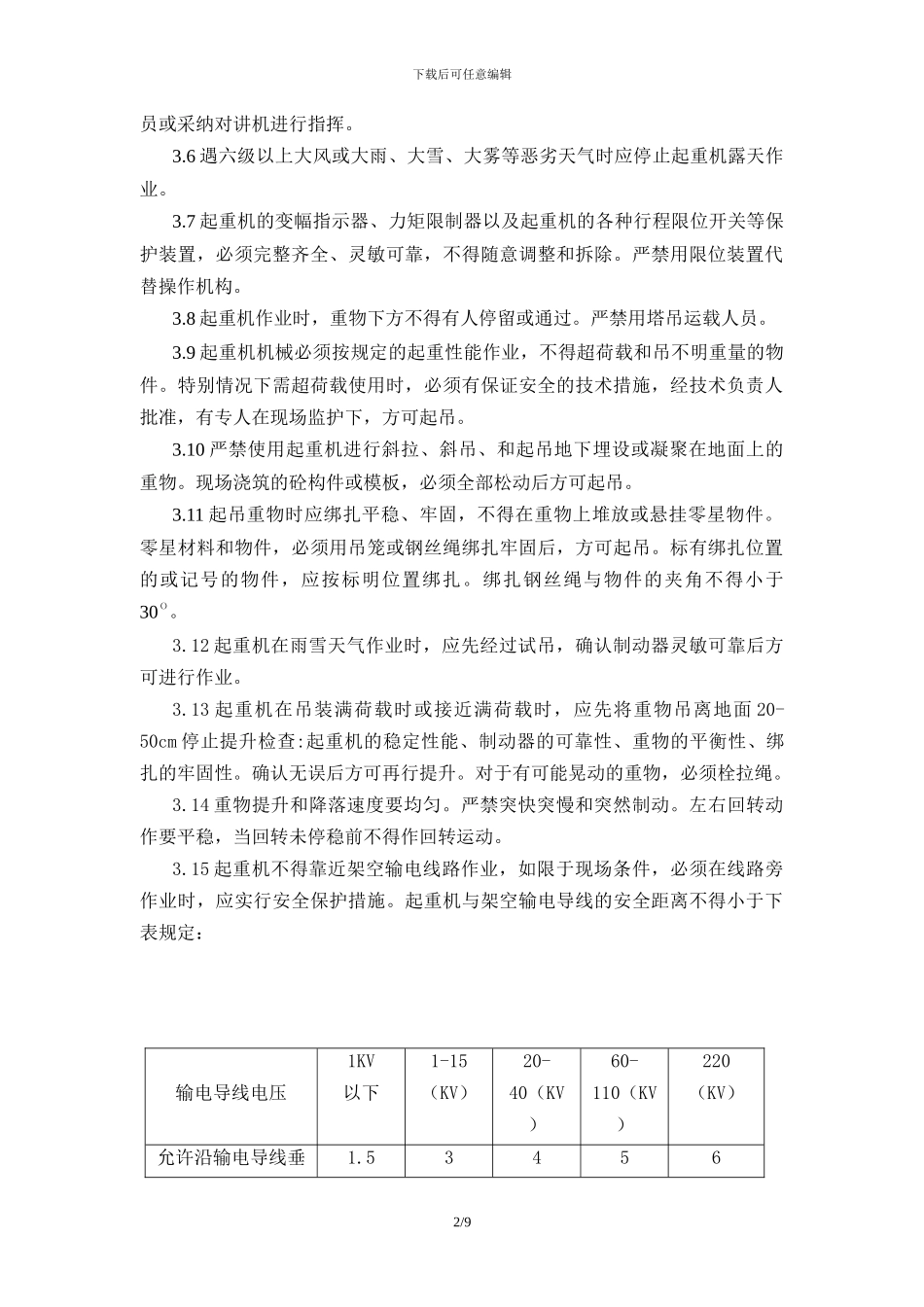 塔吊起重吊装施工方案_第2页
