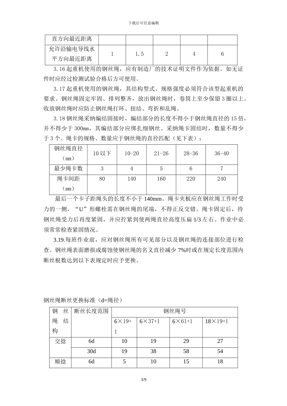 塔吊起重吊装施工方案_第3页