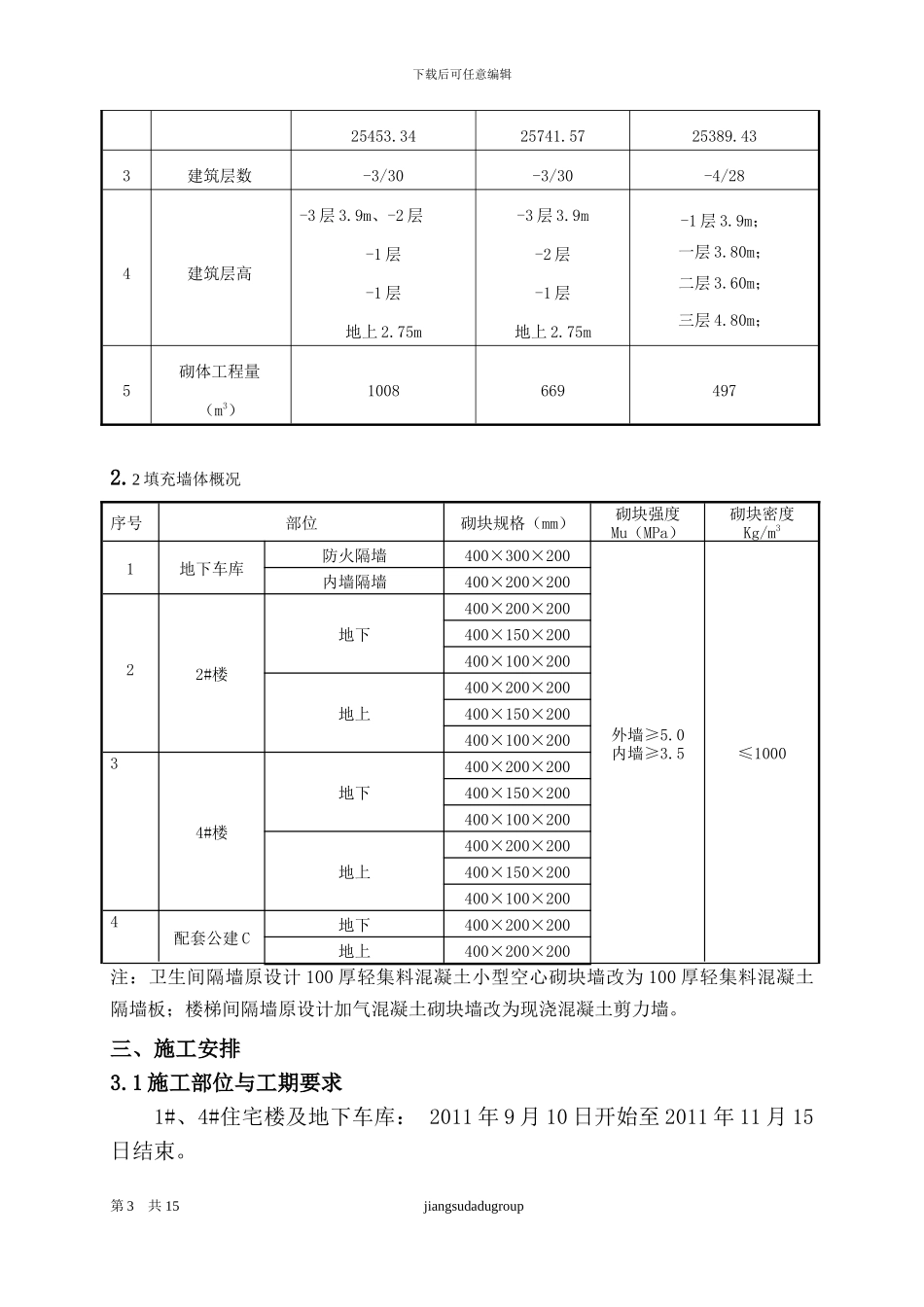 填充墙砌体施工方案()_第3页