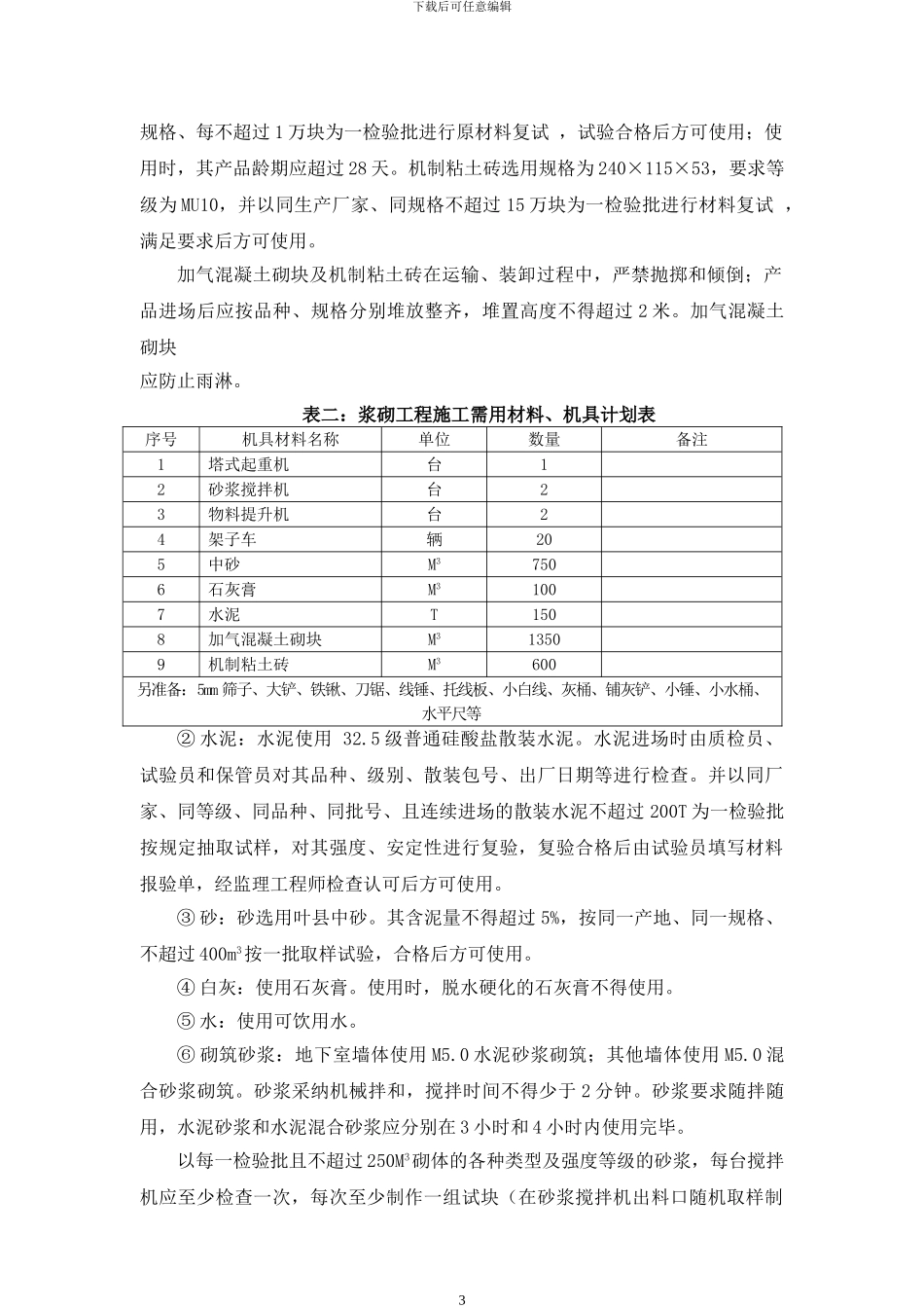 填充墙砌体施工方案_第3页