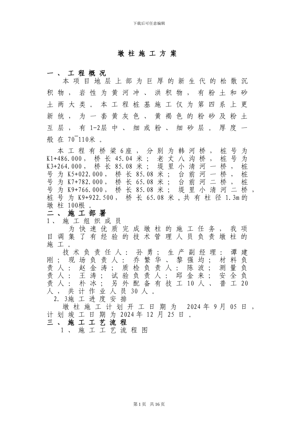 墩柱专项施工方案_第1页