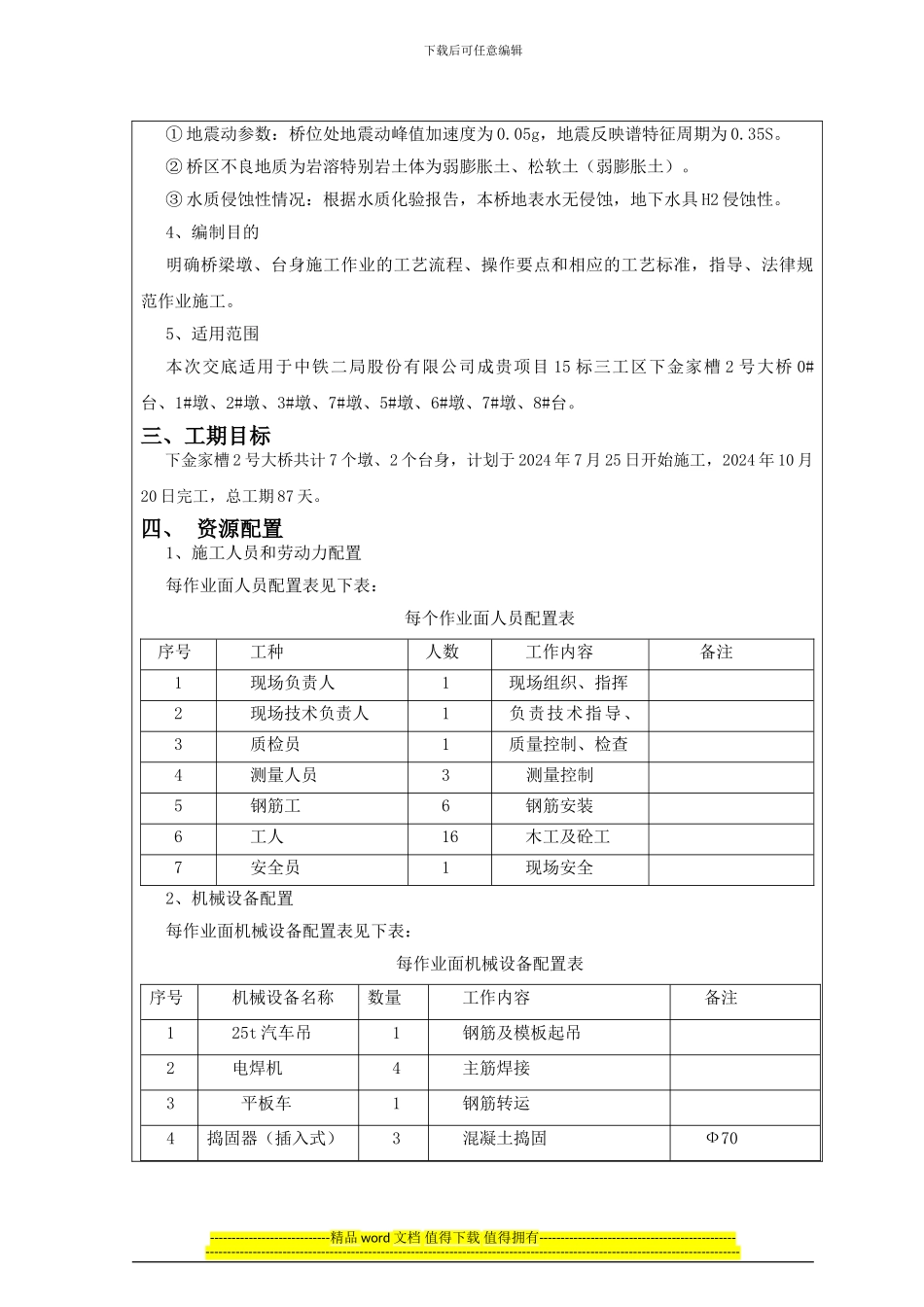 墩柱施工技术交底_第2页