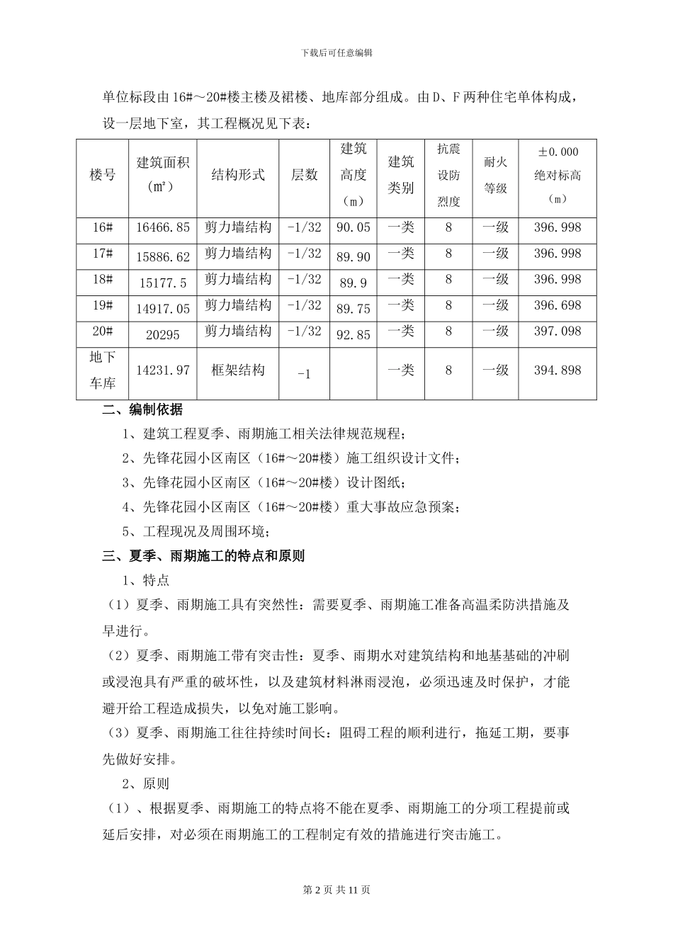 夏季、雨期施工方案_第2页