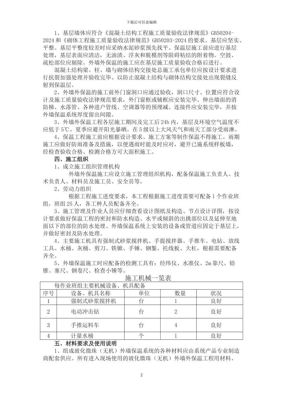 外墙保温-楼地面保温施工方案_第2页