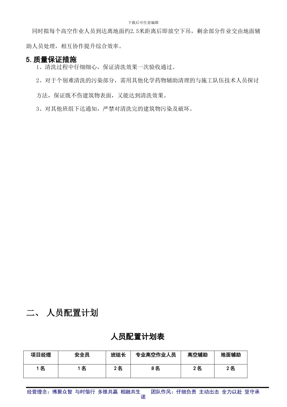 外墙清洗施工方案()_第2页