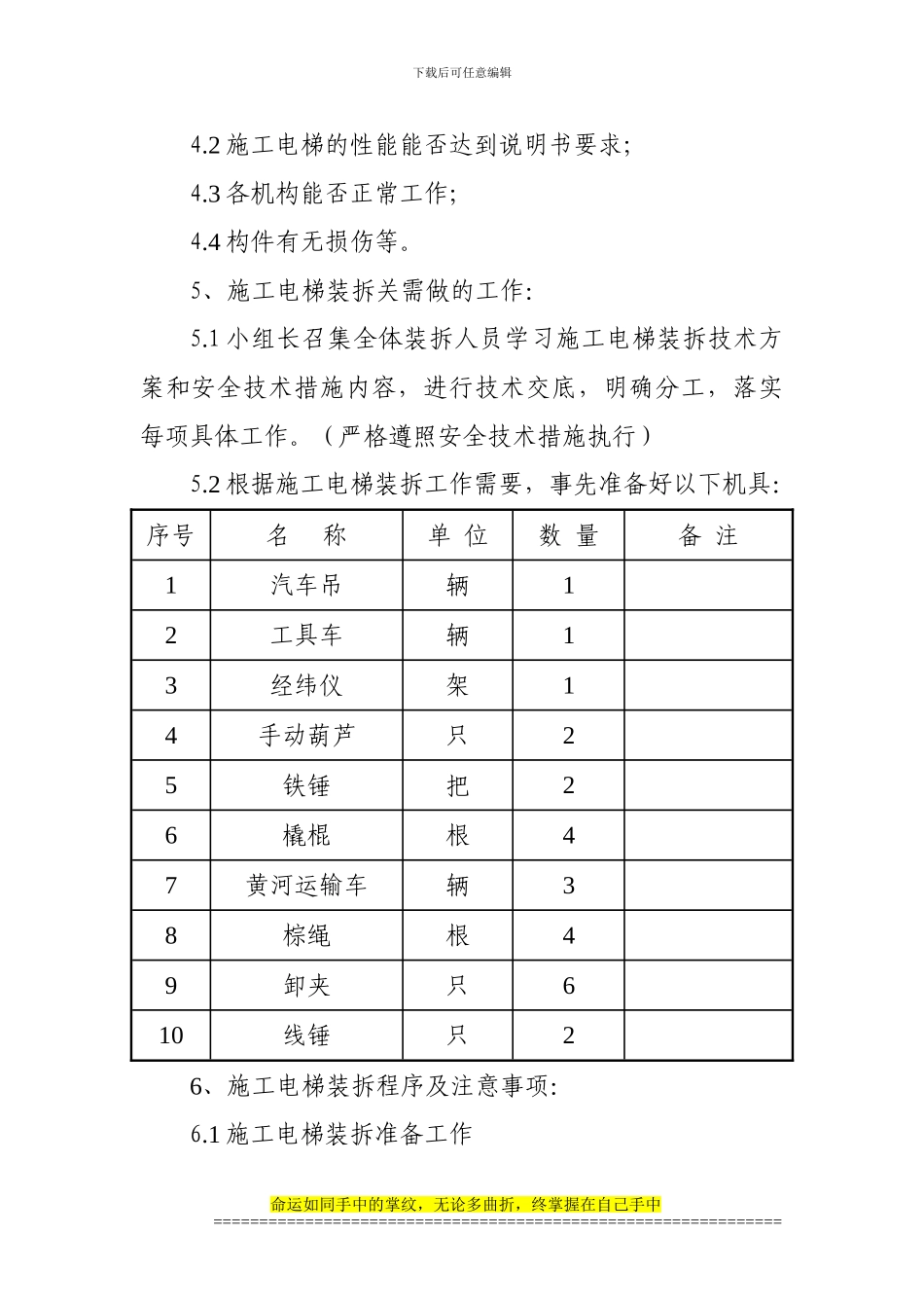 大厦综合楼工程施工电梯_第3页
