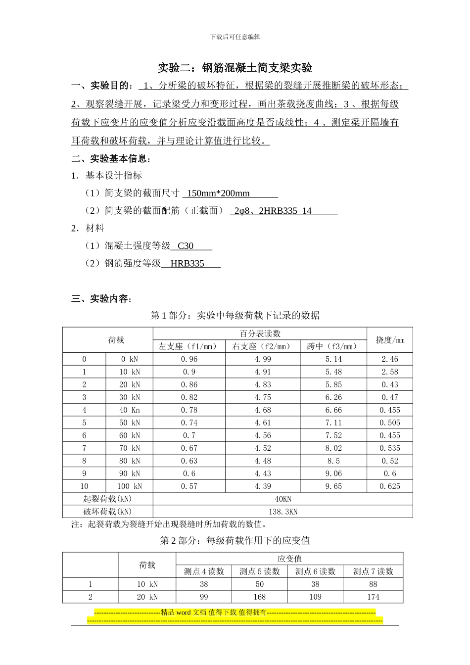大工14秋《土木工程实验》实验报告_第3页