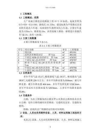 大广高速公路息县段路面十六标施工组织设计