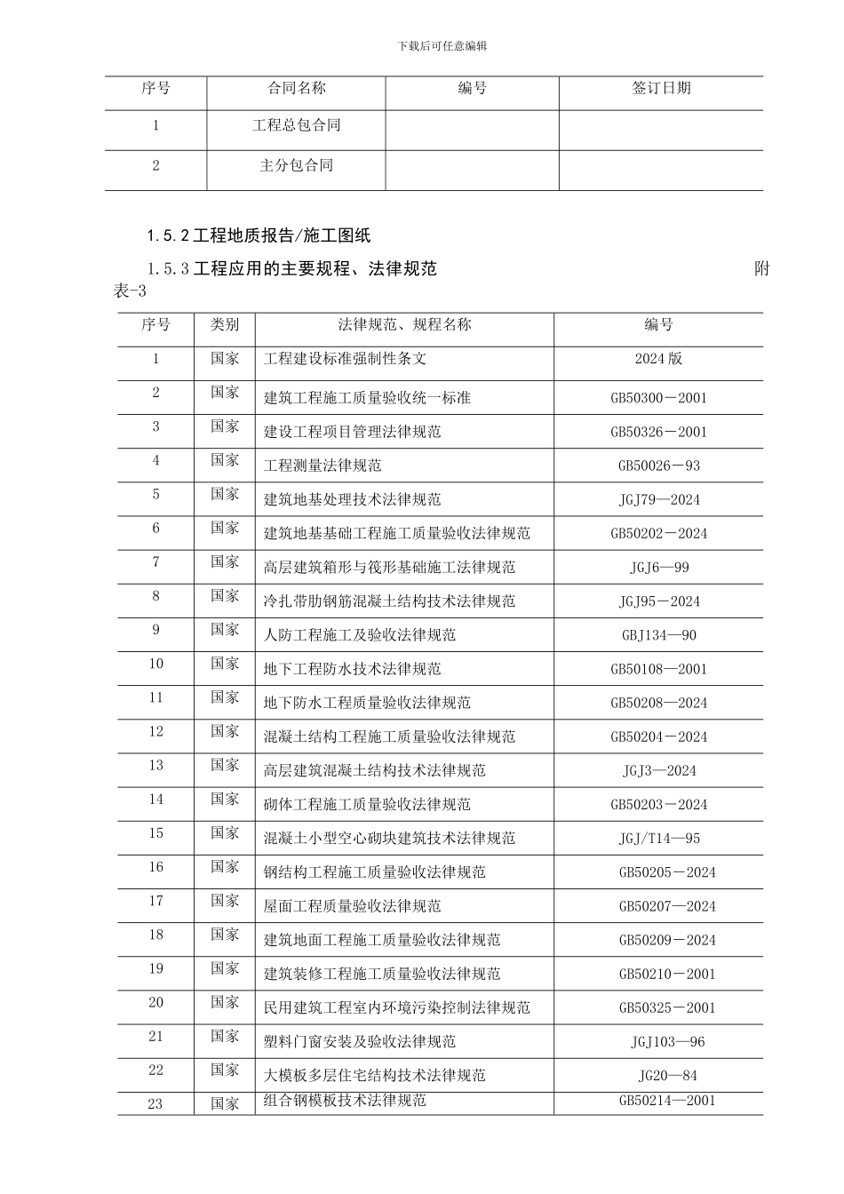 大连金广东海岸住宅区施工组织设计_第3页