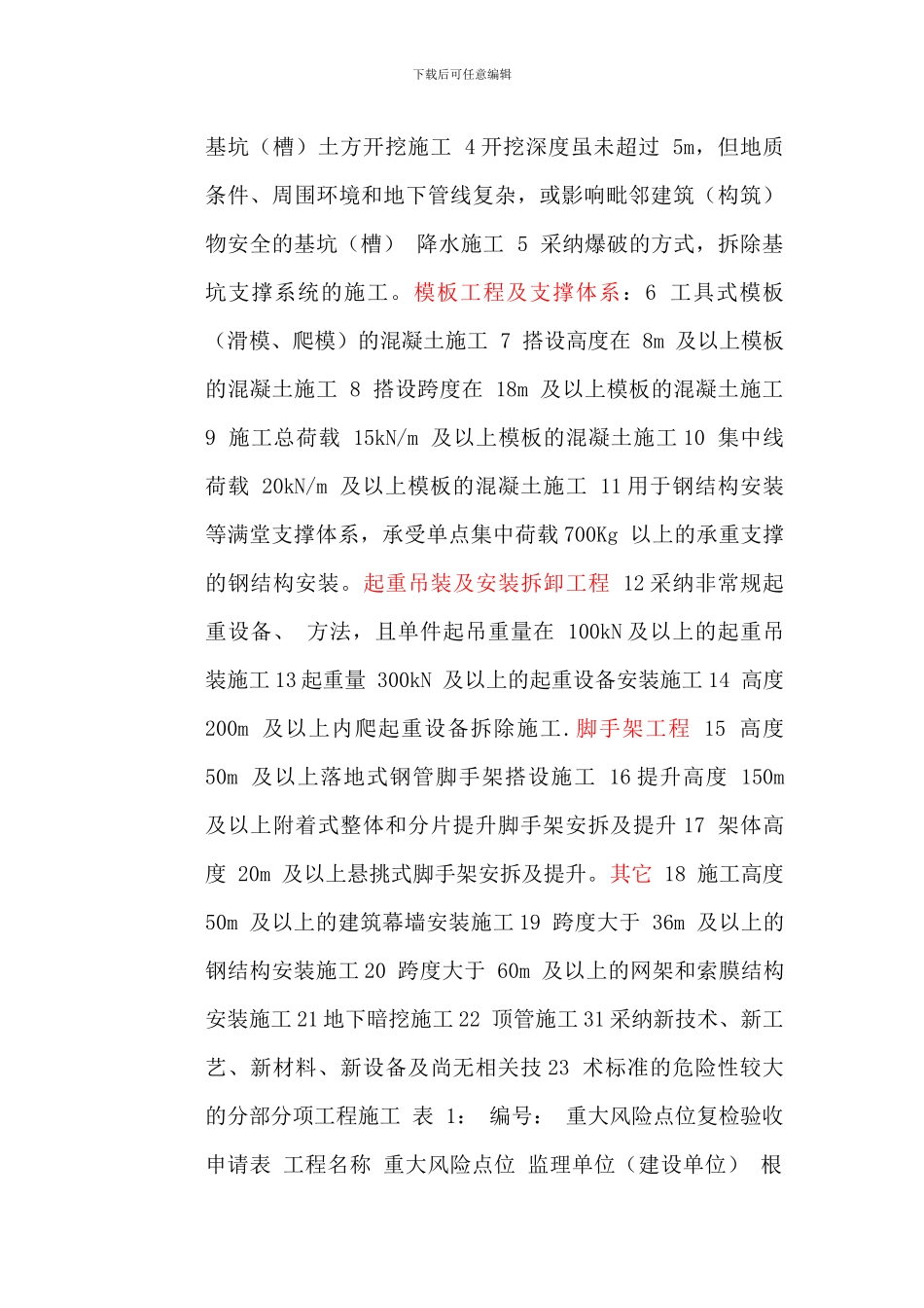 天津市建设工程重大风险点位-施工条件验收办法_第3页