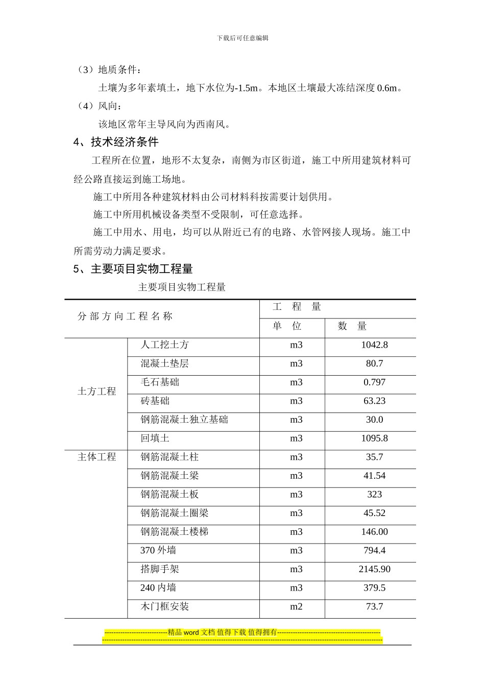 天津市某百货商店施工组织设计_第2页