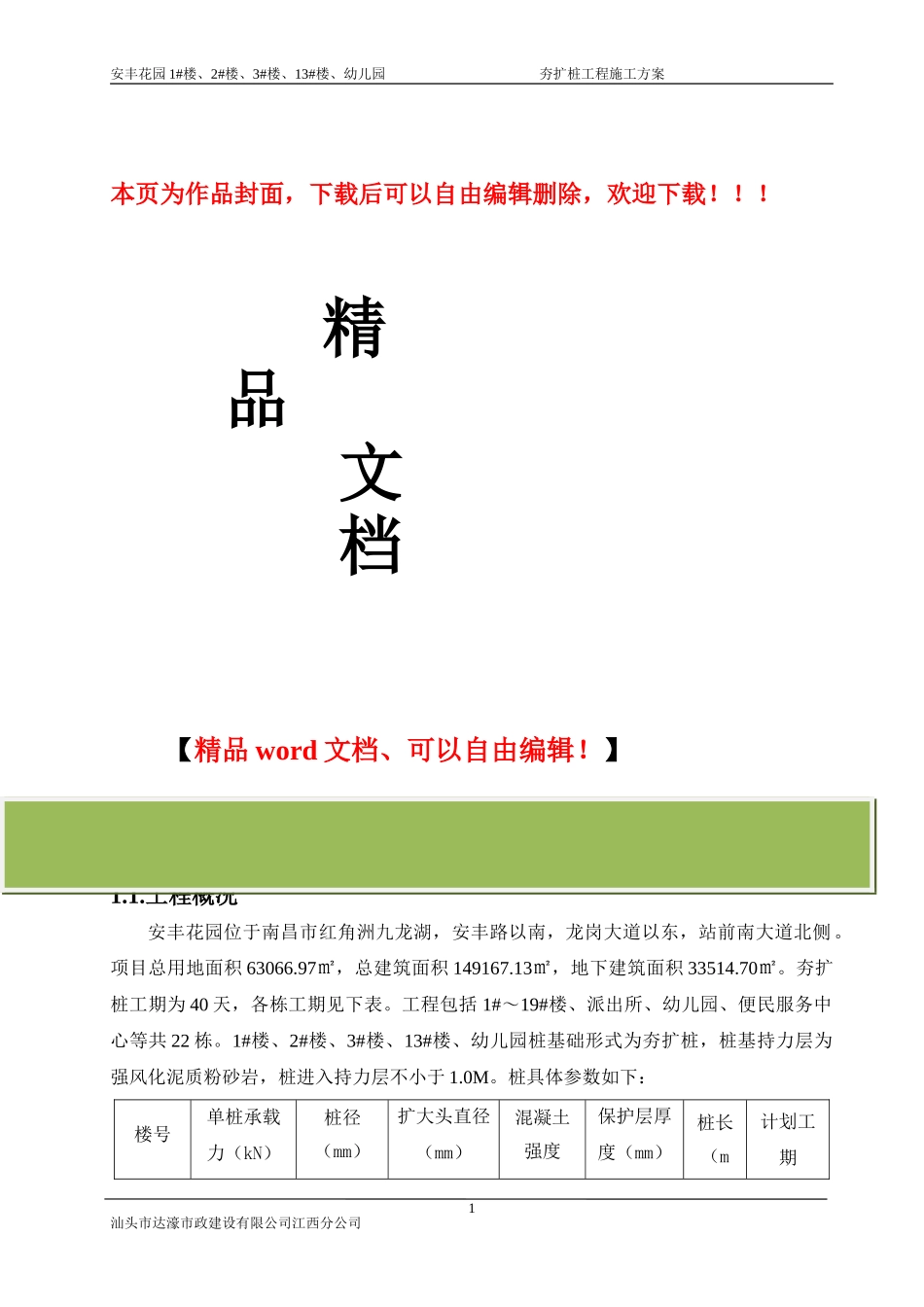 夯扩桩专项施工方案_第1页