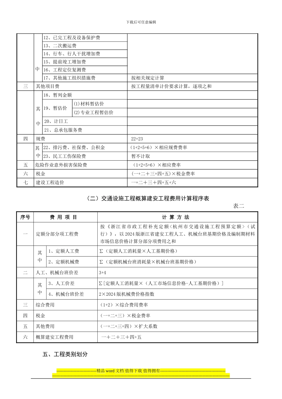 宁波市交通设施工程计价规定_第3页
