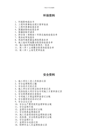 安全、环保资料
