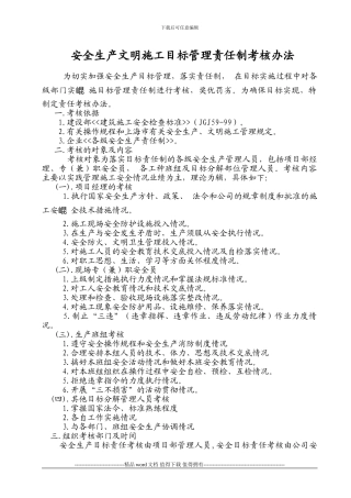 安3-1-1-5安全生产文明施工考核办法旧