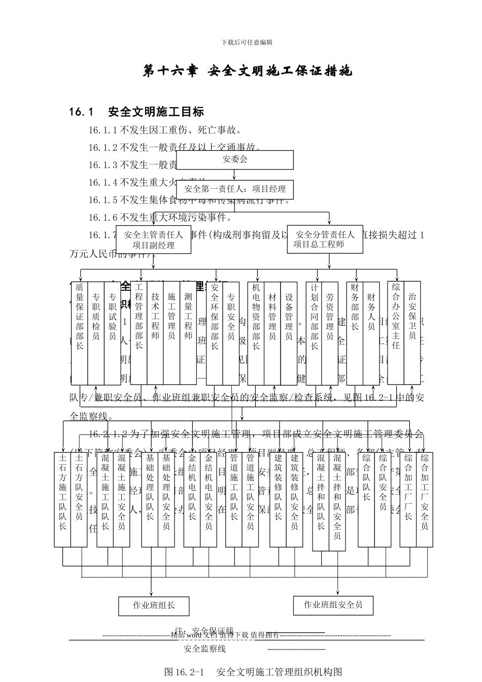 安全文明施工保证措施及承诺_第1页