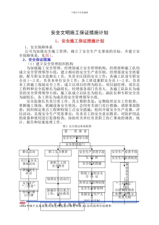安全文明施工保证措施计划可以打印