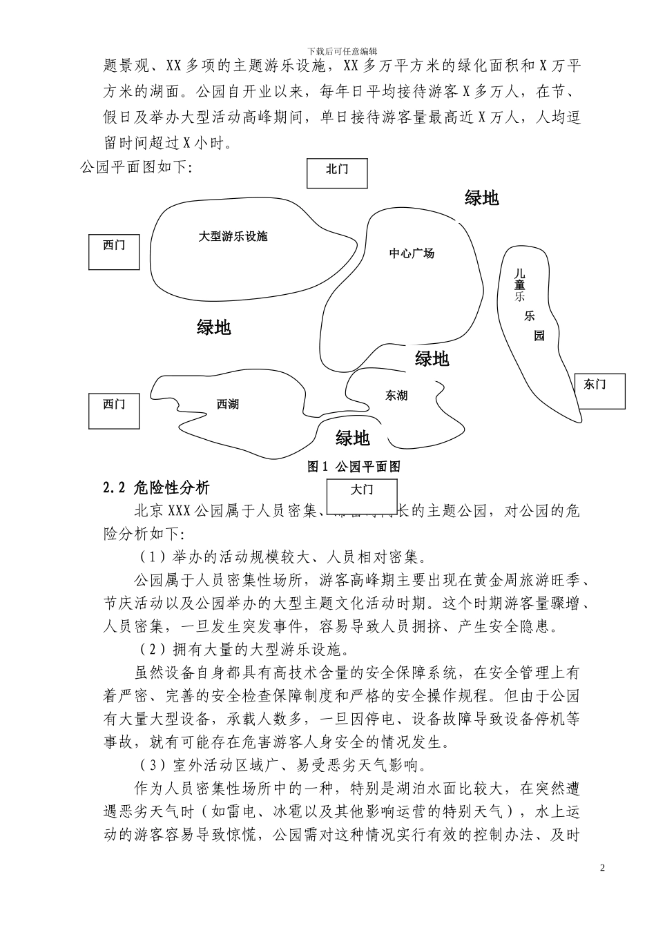 安全生产应急预案-公园专用_第2页